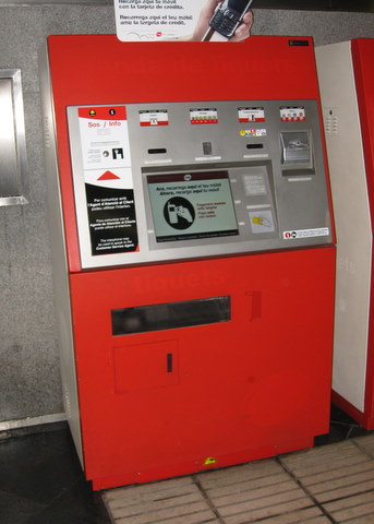 Metro bilietų automatas